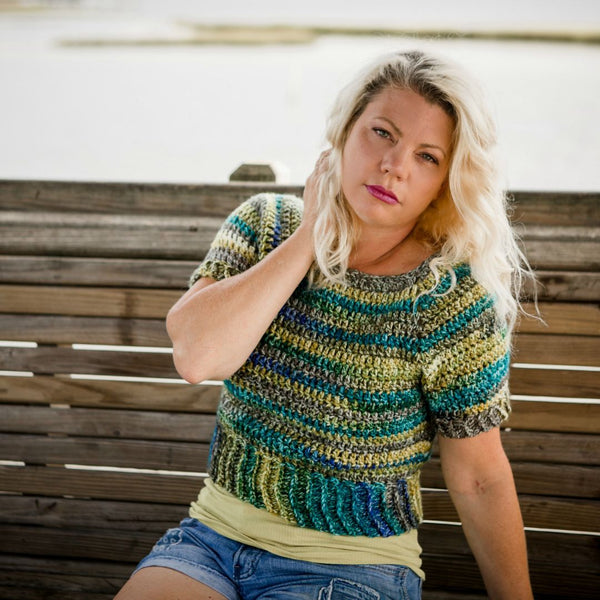 Sightseer Crop Top free crochet pattern