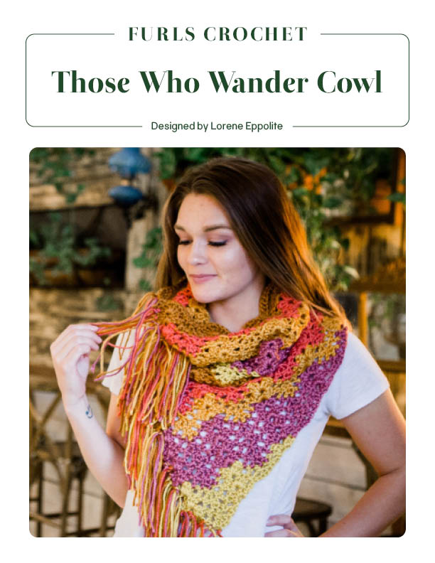 Those Who Wander Cowl crochet pattern