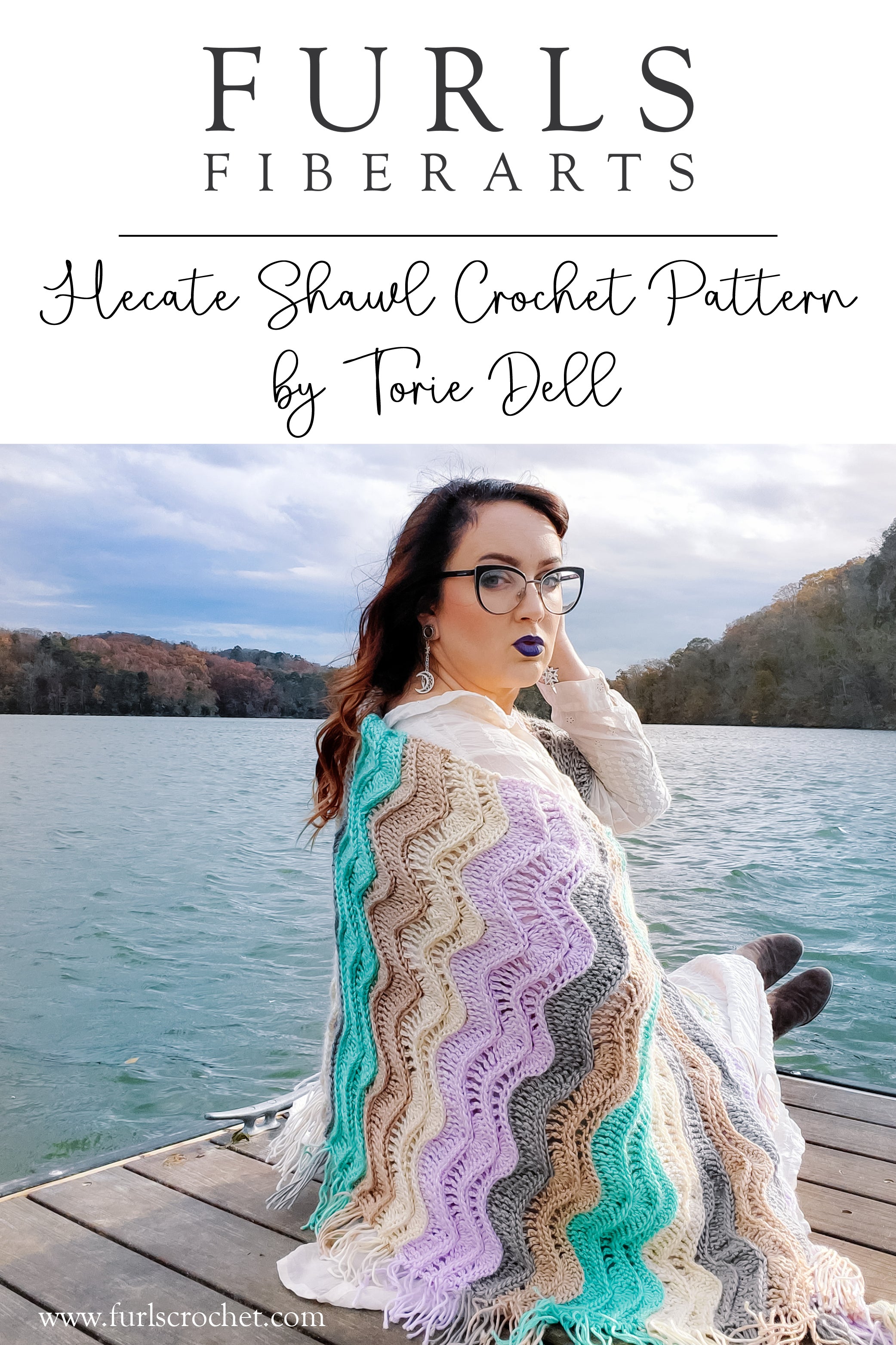 Hecate Shawl Crochet Pattern by Dark N Twistyhousewife