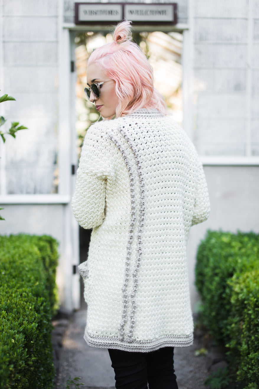 October CAL Evangeline Cardigan by Jessica Carey @thehooknook for Furls Crochet