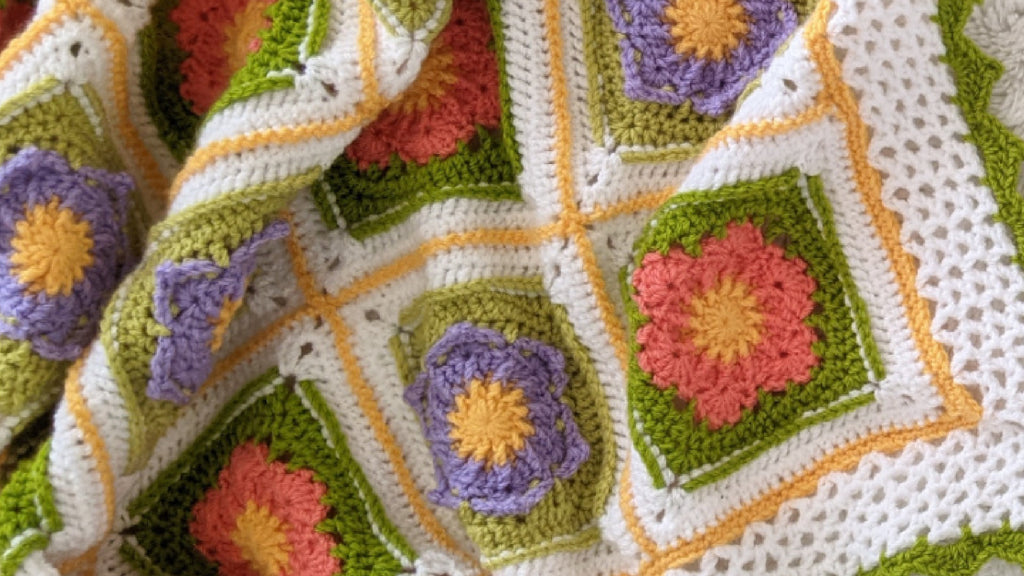 april showers baby blanket crochet pattern
