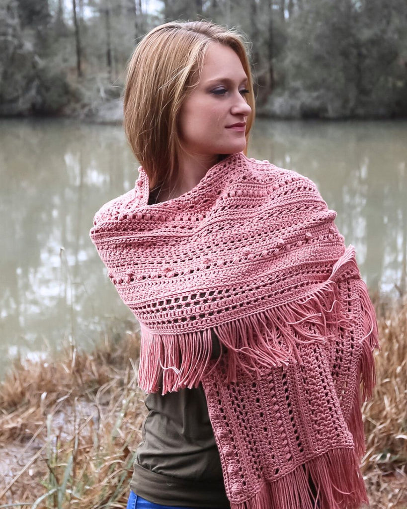 Sampler wrap crochet pattern free