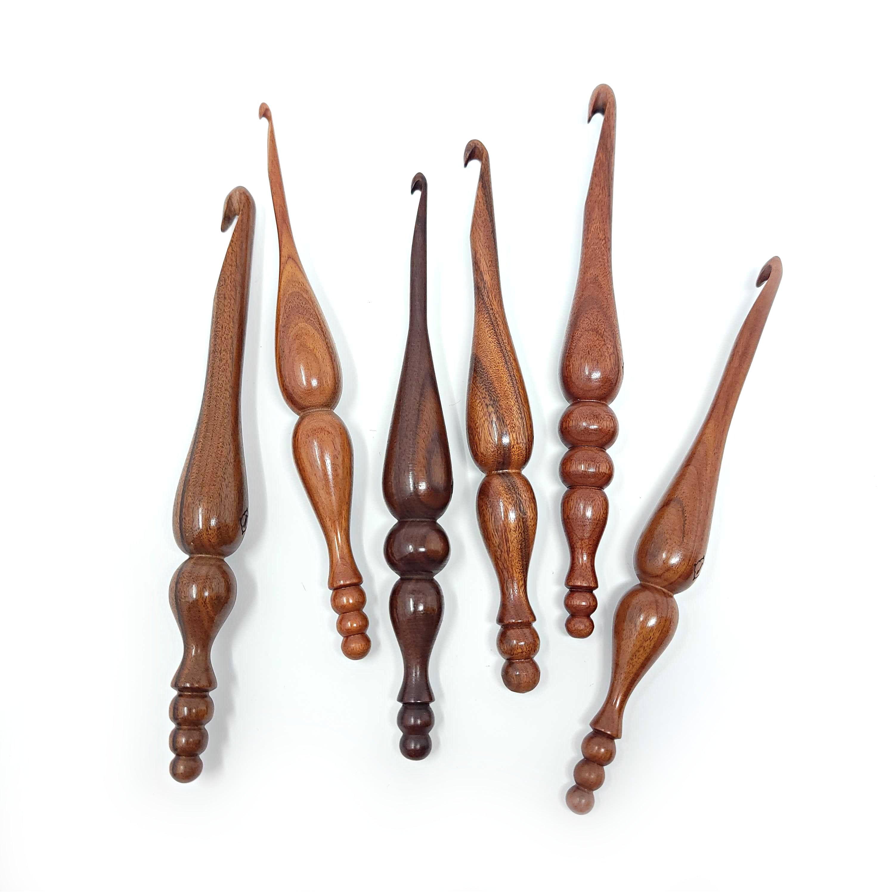 Laurel Streamline Wood Crochet Hooks