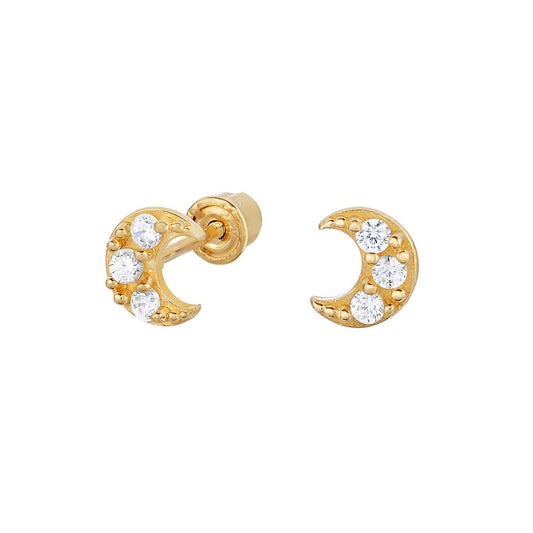 14K Yellow Gold Screw Backs Replacement For Stud Earrings (1 pair) - Vir  Jewels