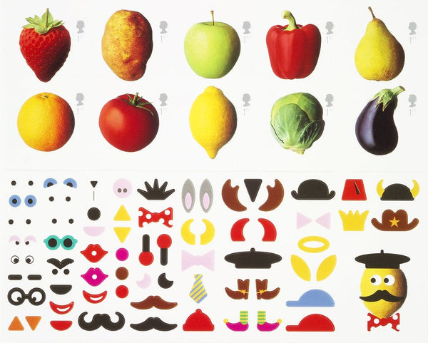 fruit & veg stamps by michael johnson graphic designer 1