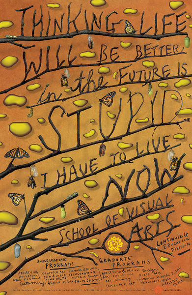 Stefan sagmeister SVA_corporate_poster