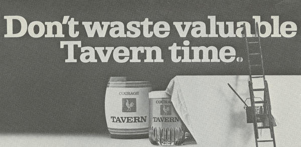 Tavern beer billboard ad copywriter dave trott