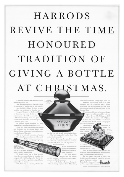 harrods revive the time honoured ad tim delaney