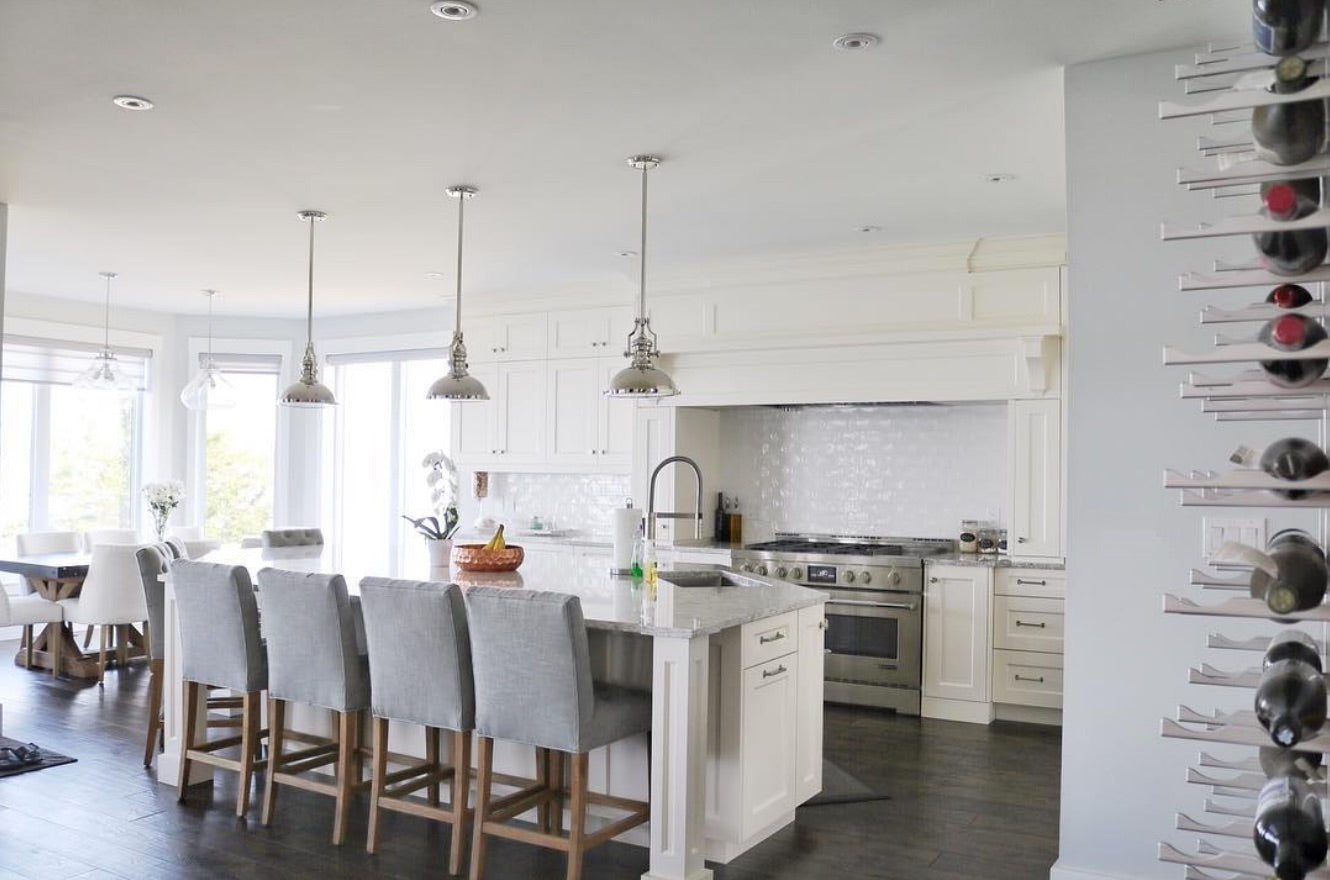 luxury kitchen wine storage