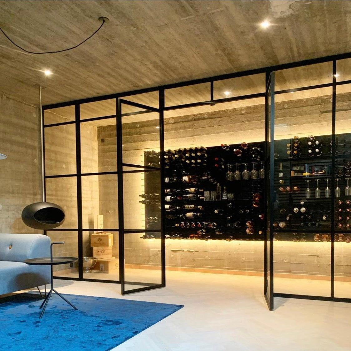 luxury wine room