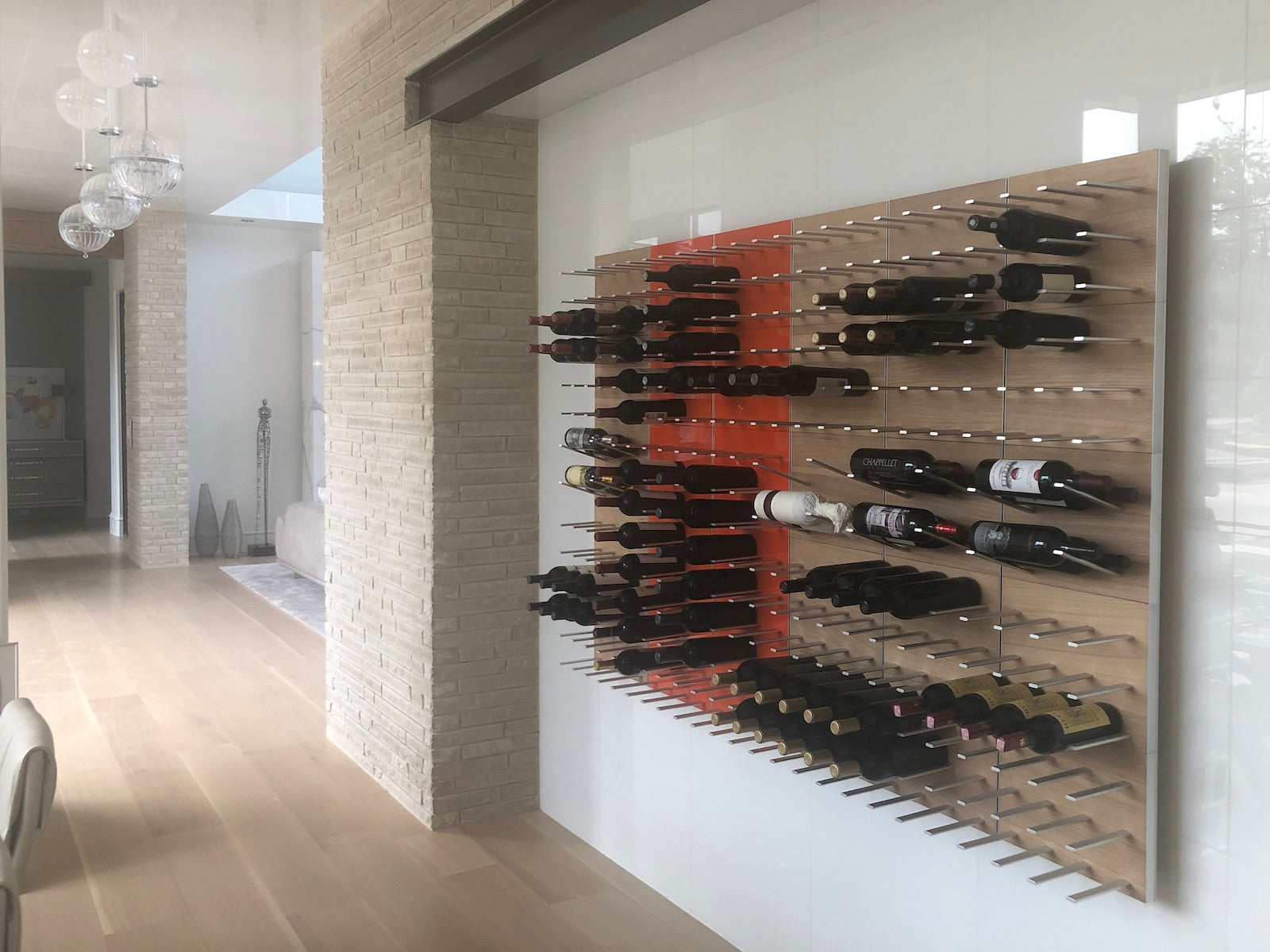 Glass Enclosed Wine Cellars Stact Wine Racks