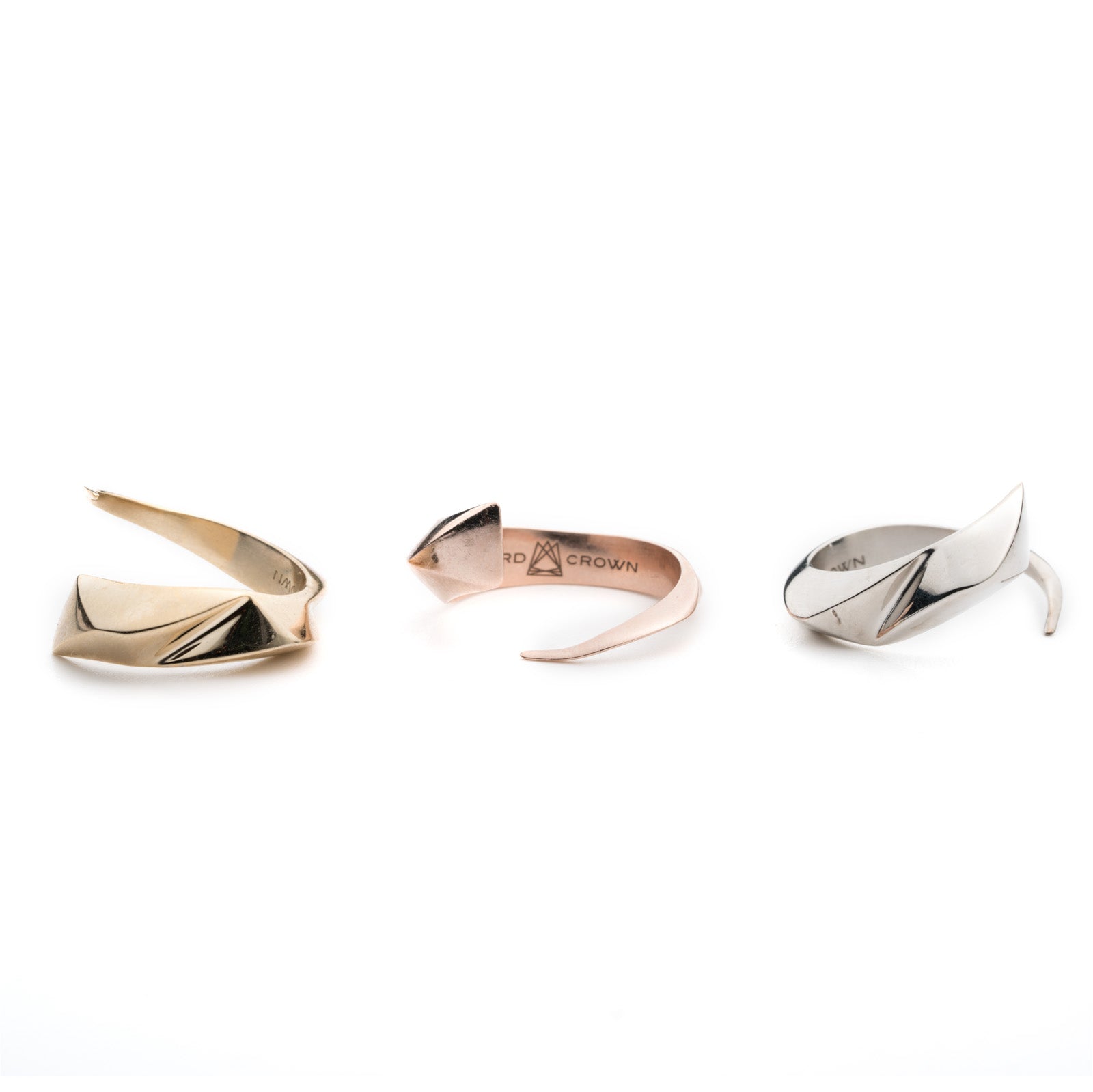 PRIZM WRAP RING - GOLD PLATED BRASS