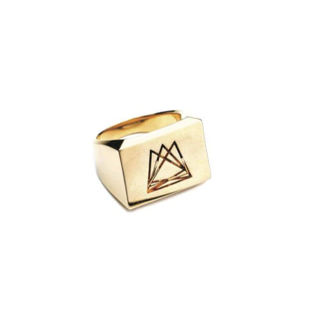 HEDRON SIGNET RING - THIRD CROWN