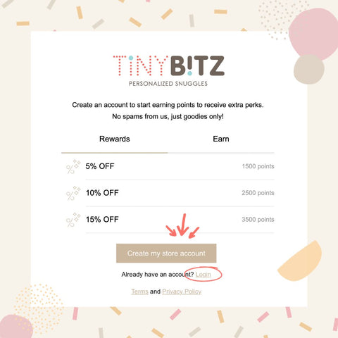 TinyBitz Reward Program