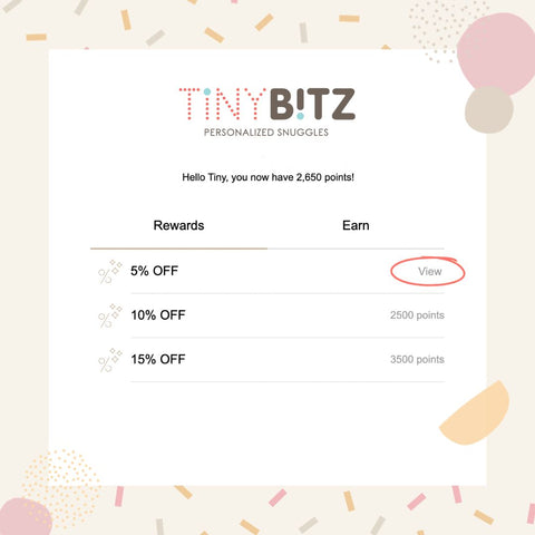 TinyBitz Reward Program