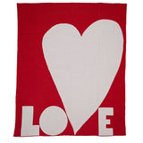 Love throw by PilgrimWaters made by In2Green in the USA