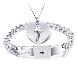 Love Lock Bracelet \u0026 Key Necklace 