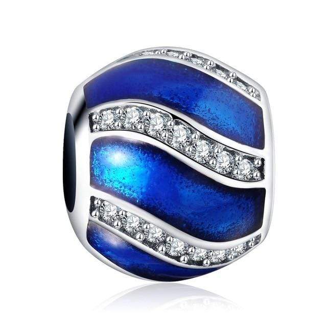 S925 Silver Shining Blue Charms Beads Fit Original Pandora Bracelets Sterling Silver Jewelry Christmas Gift - Euforia Jewels