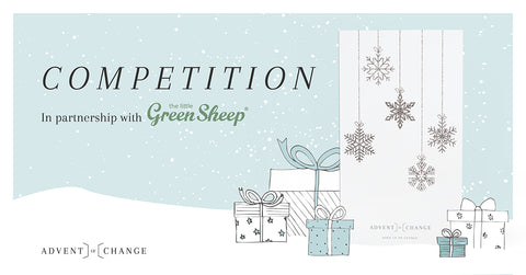 Advent of Change in partnership with The Little Green Sheep competition banner