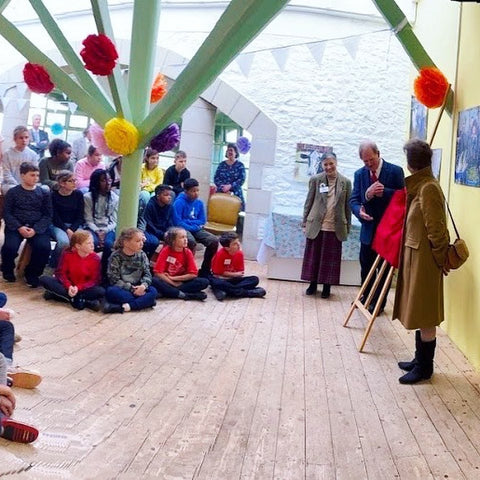 Princess Anne opening the new classroom