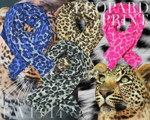 Leopard tørklæde