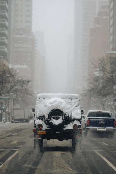 Snowy Volvo