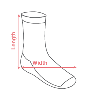 Socks Sizing Chart | blipshift