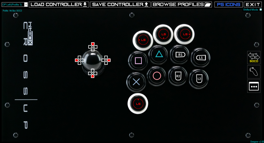 Button Remapping on Cross|Up – Hit Box Arcade