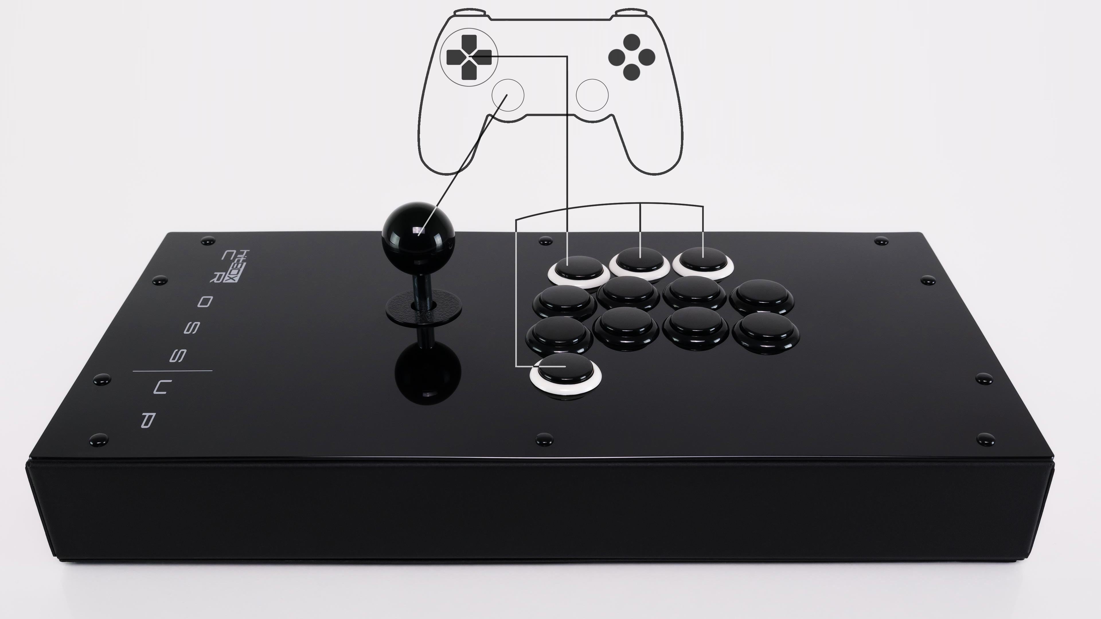 Cross|Up The Evolution the Arcade Joystick | Box Hit Box Arcade