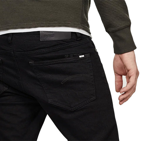 Editie kool klassiek 3301 Slim Jeans-Pitch Black – USTRADA, INC.