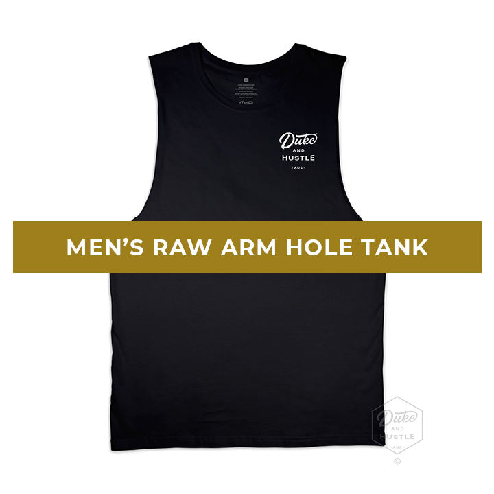 Men’s Muscle Tank, Black, Front