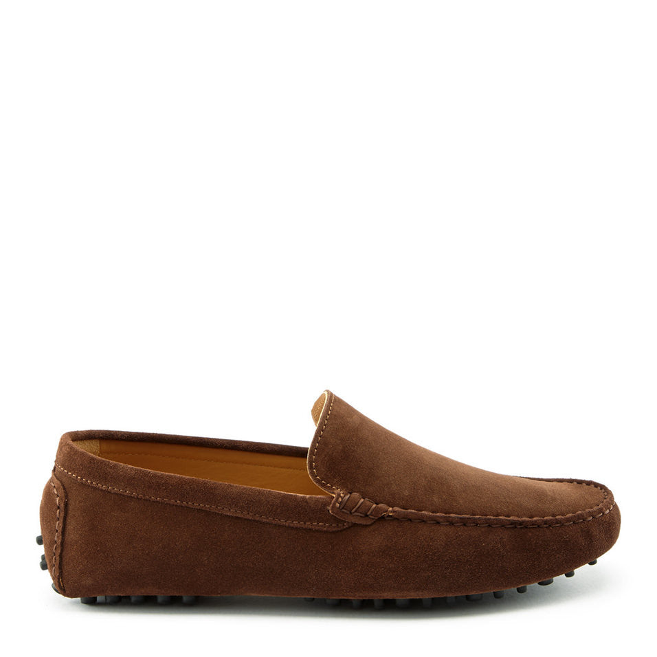 Driving Loafers, brown suede - Hugs & Co.