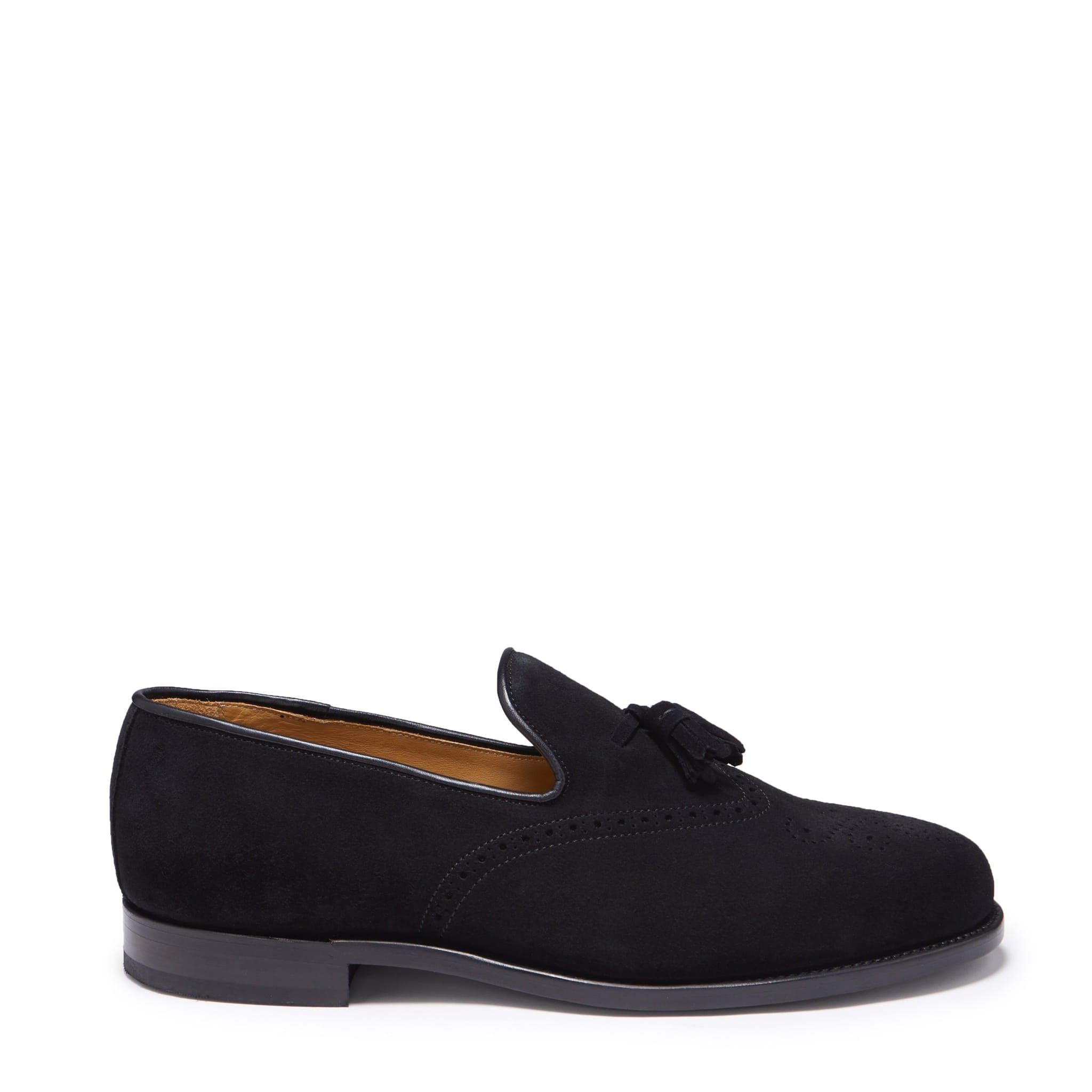 black suede brogue