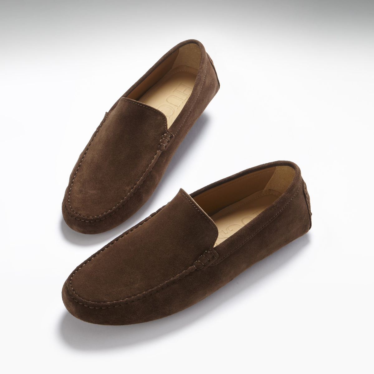 Driving Loafers, brown suede - Hugs & Co.