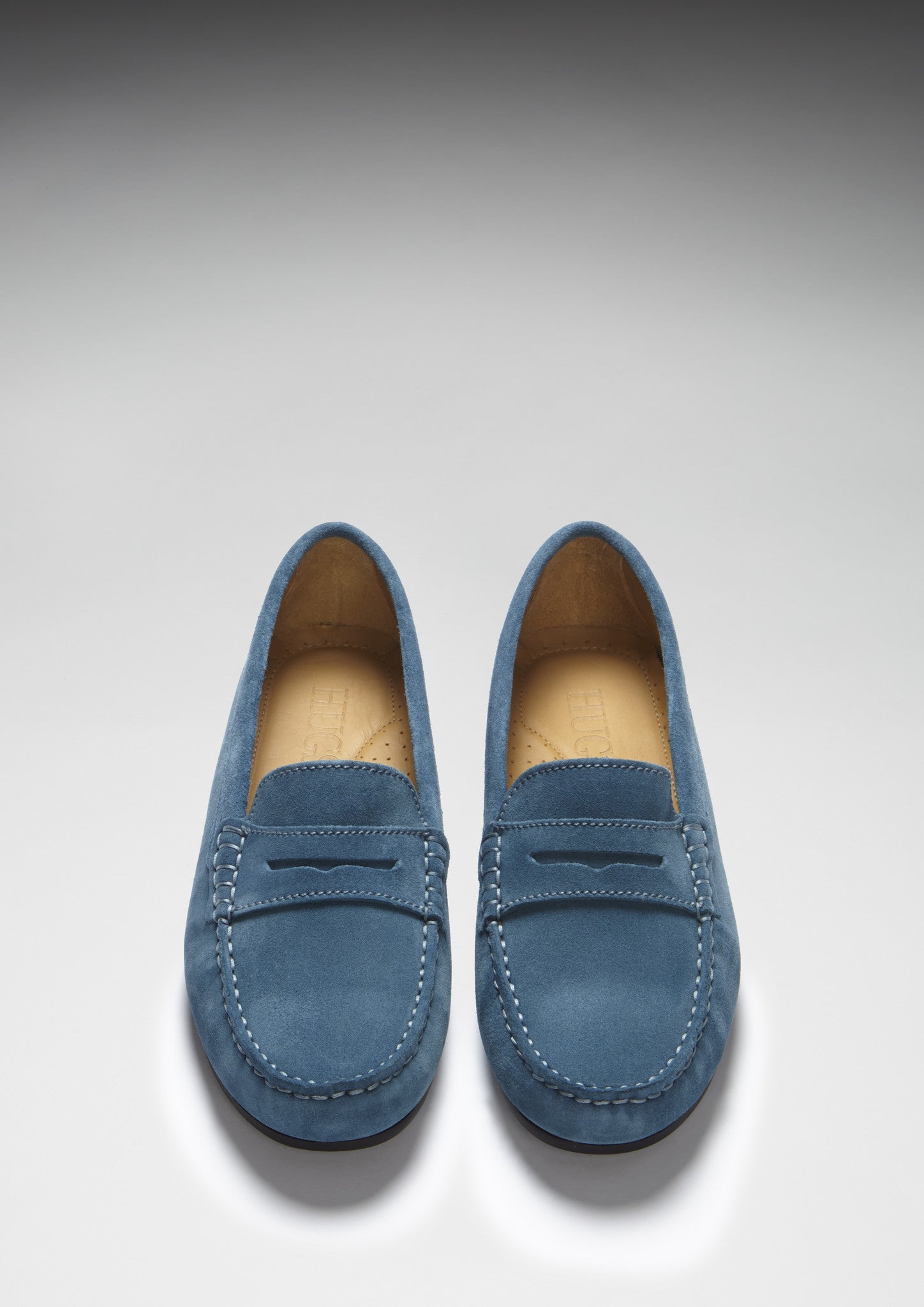 womens teal loafers