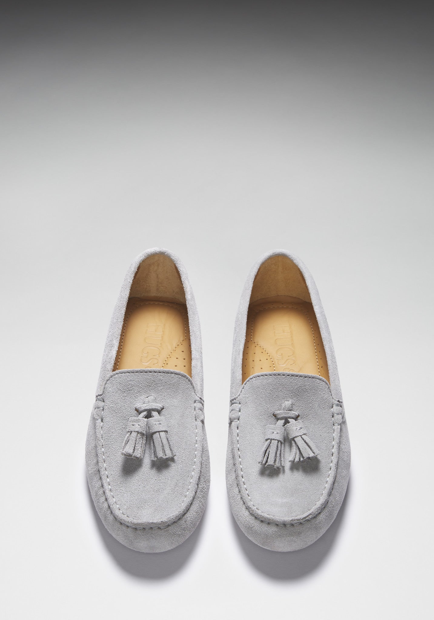 grey suede loafers womens