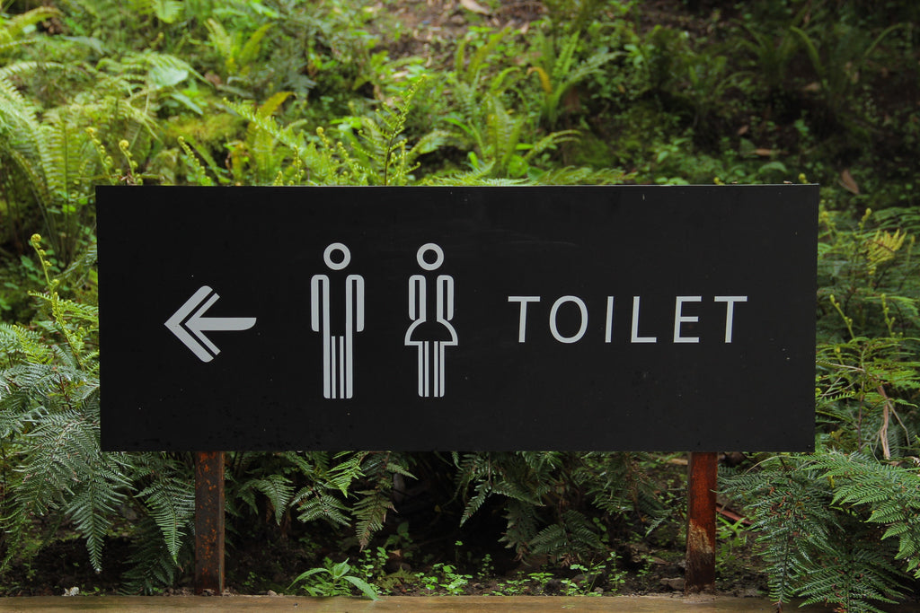 Public Toilets Sign