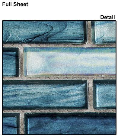 Glazzio Tiles Cobalt Sea (1x4 Random Brick) OCS172