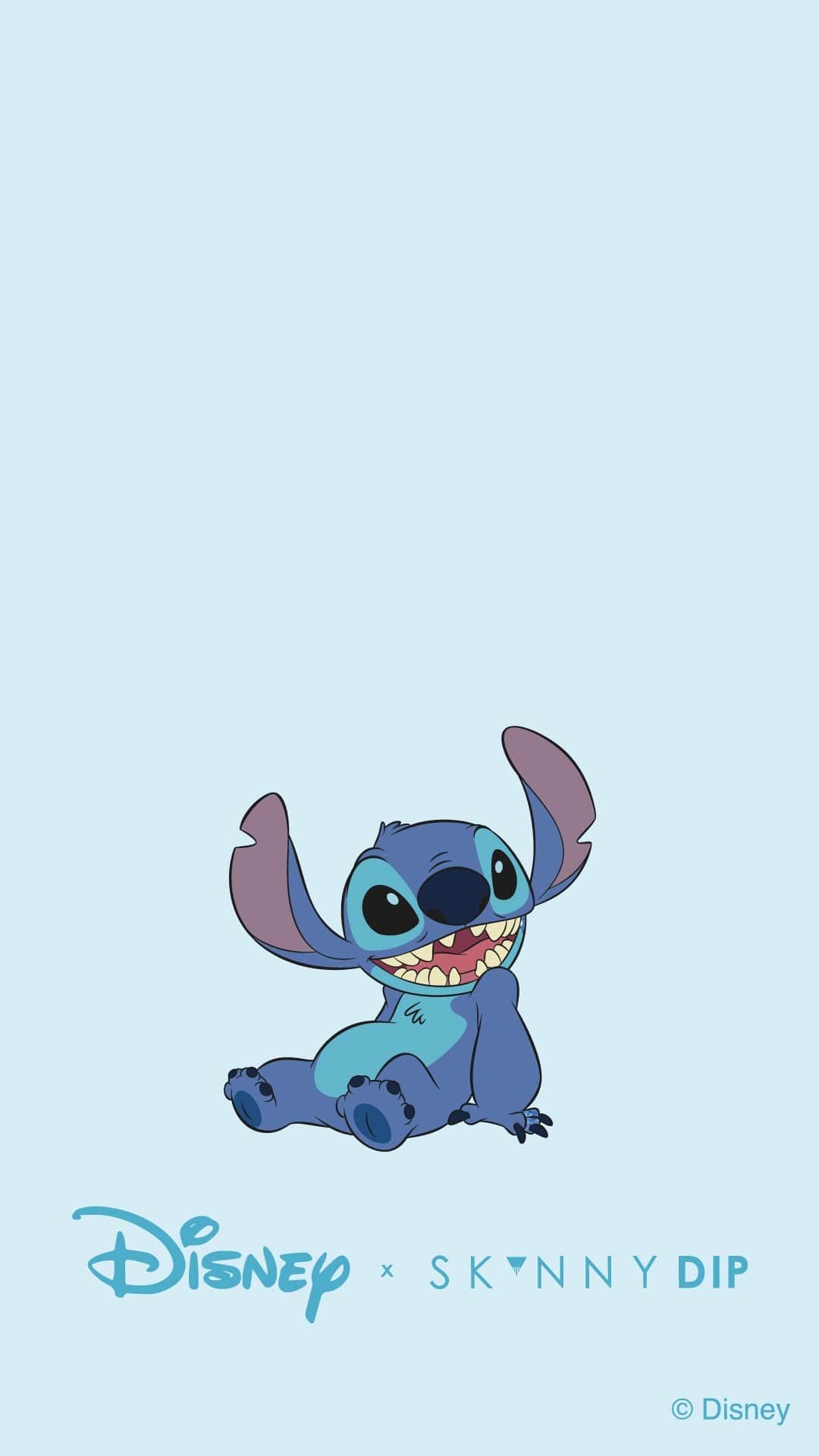 Disney Stitch Feelin Cute Phone Wallpaper 01