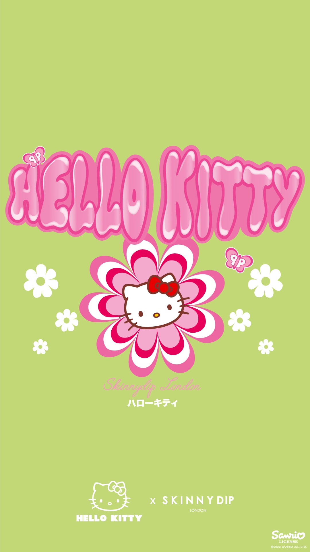 Hello Kitty x Skinnydip Drop 2 Phone Wallpaper 02