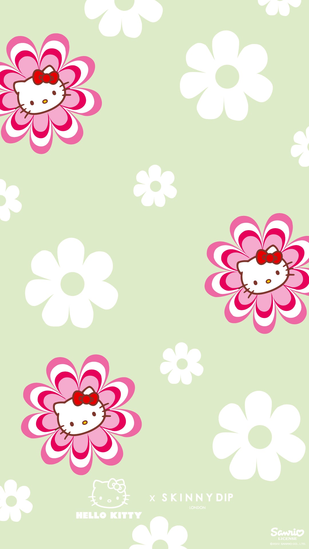 Hello Kitty x Skinnydip Drop 2 Phone Wallpaper 04