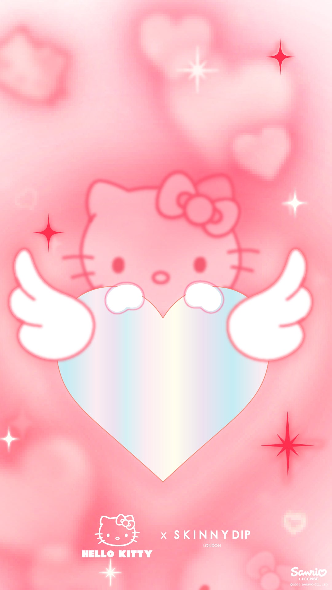 hello kitty hearts wallpaper