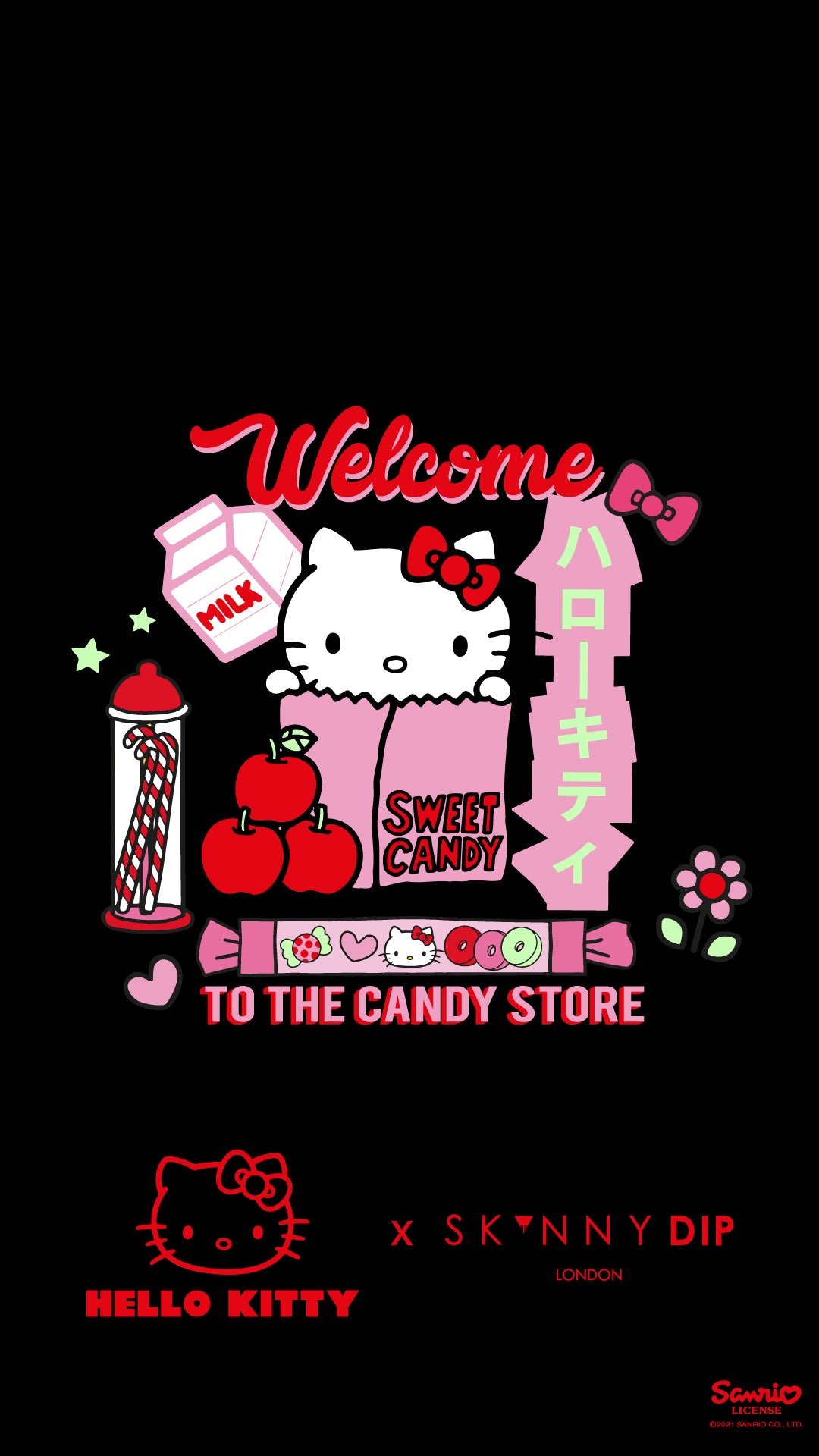 Hello Kitty x Skinnydip Phone Wallpapers, Blog