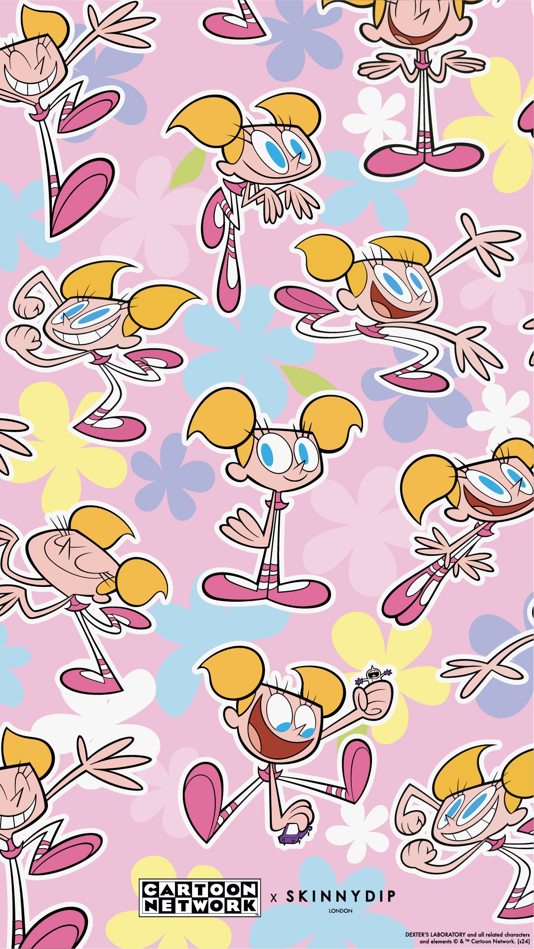 Cartoon Network x Skinnydip Dexter's Lab Dee Dee Phone Wallpaper