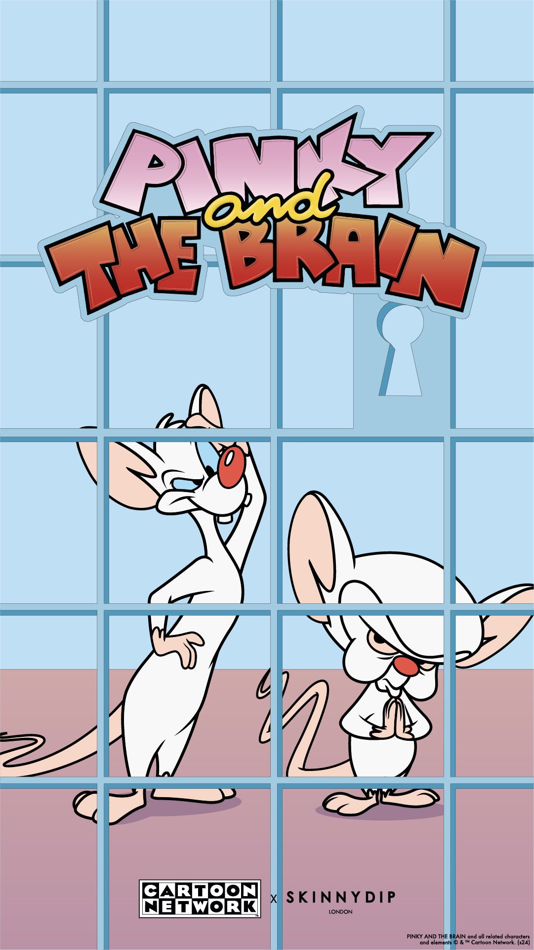 Cartoon Network x Skinnydip Pinky And The Brain Cage Phone Wallpaper