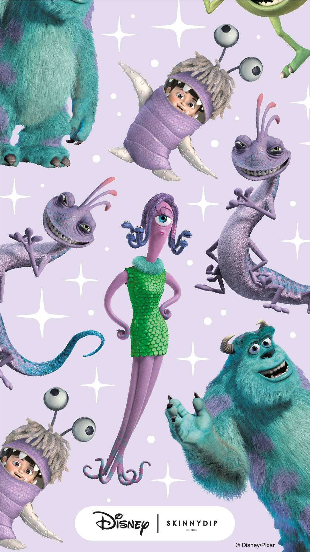 Disney Pixar Monsters Inc Phone Wallpaper