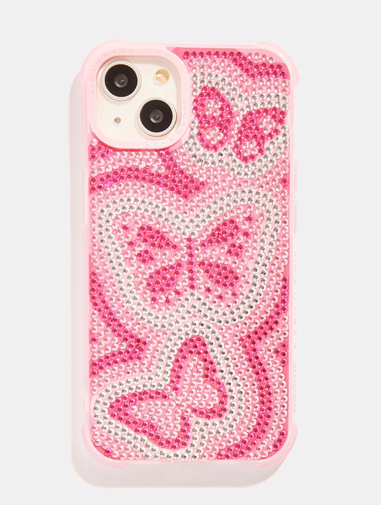 All Over Gem Butterfly Shock i Phone Case, i Phone 12 / 12 Pro Case