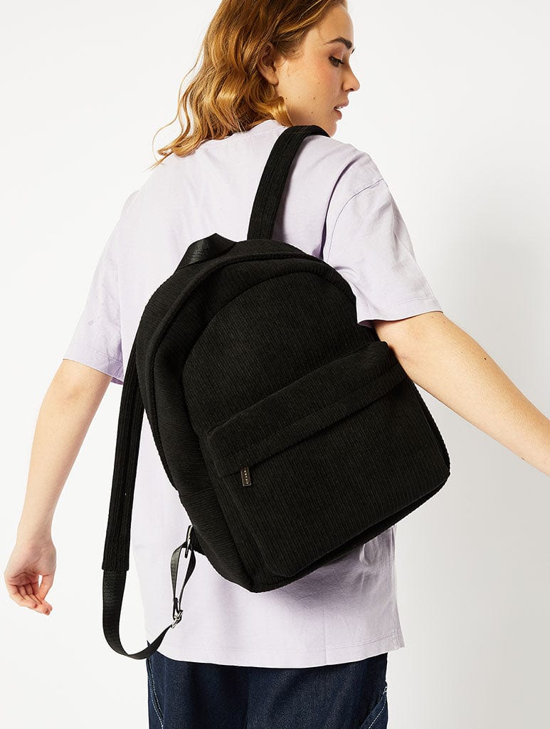 Black Cord Backpack