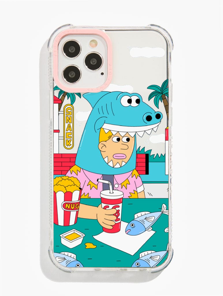 Dirty Pote x Skinnydip Shark Snacks Shock i Phone Case, i Phone 15 Plus Case