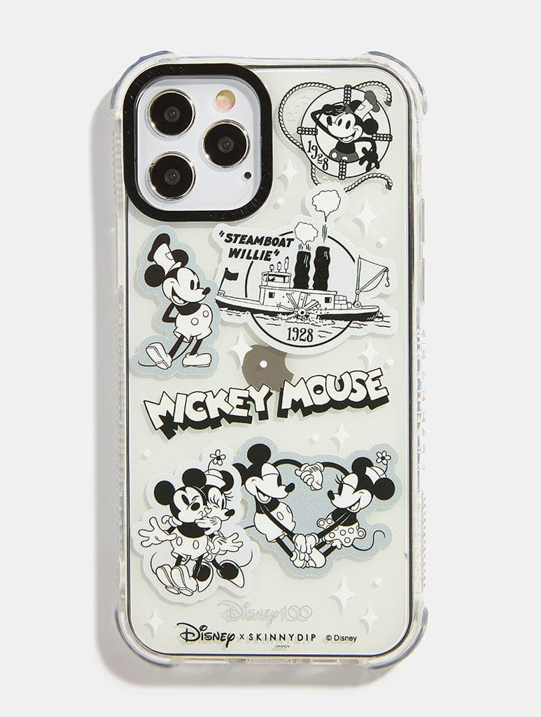 Disney 1920’s Steamboat Willie Disney 100 Shock i Phone Case, i Phone 14 Plus Case